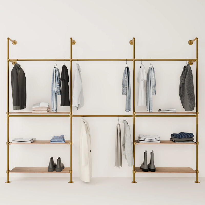 KIM DOUBLE 3 OAK – 6 rafturi dedesubt | aur