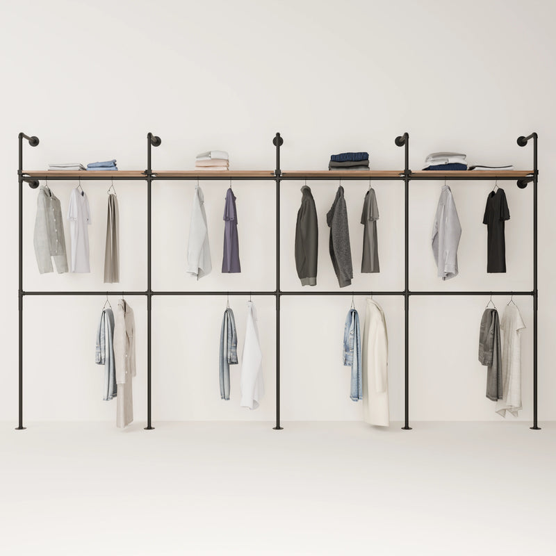 KIM DOUBLE 4 OAK – 4 shelves