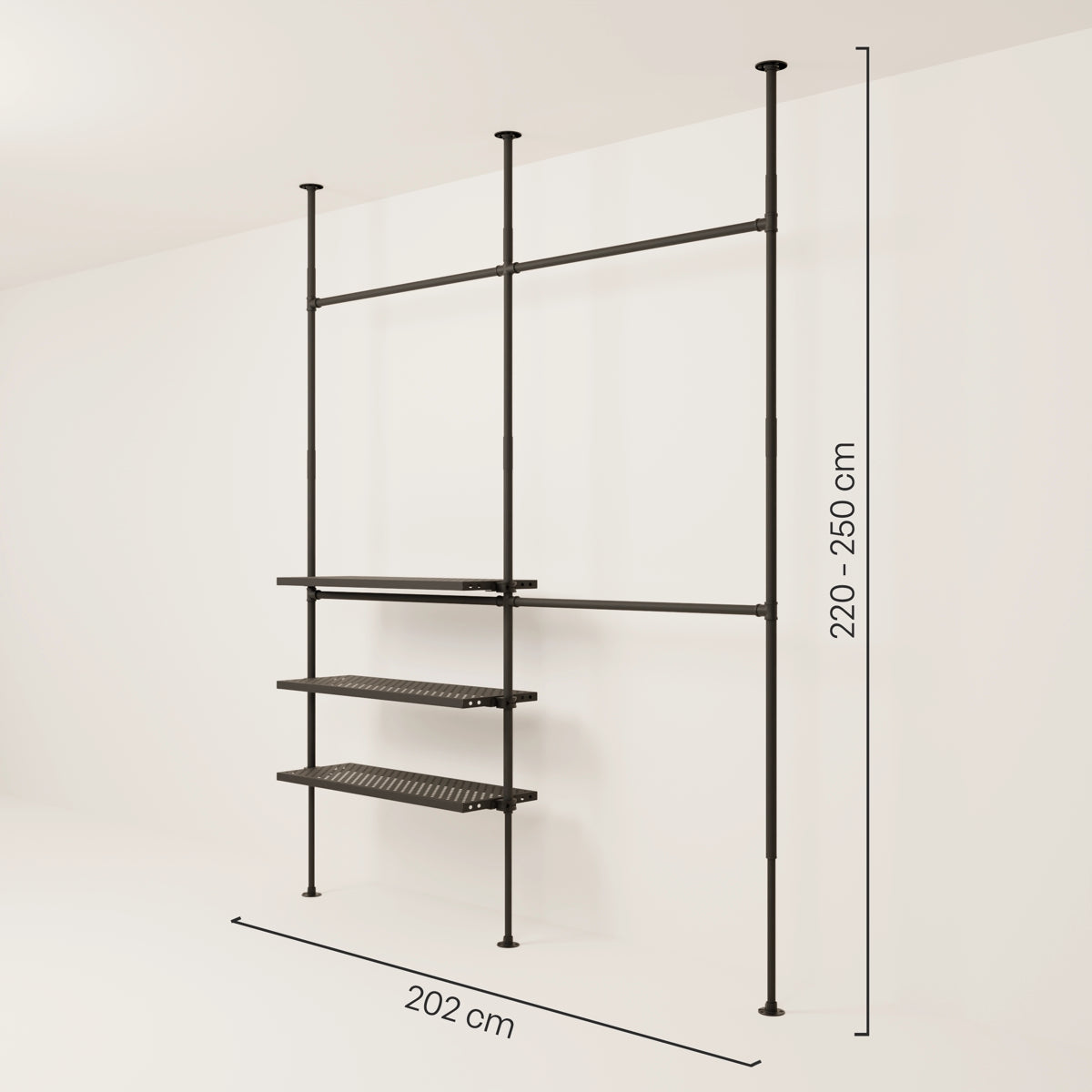 LOFT 2 METAL – 3 estantes