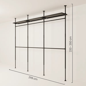 LOFT 3 METAL – 3 estantes arriba