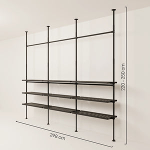 LOFT 3 METAL – 9 estantes