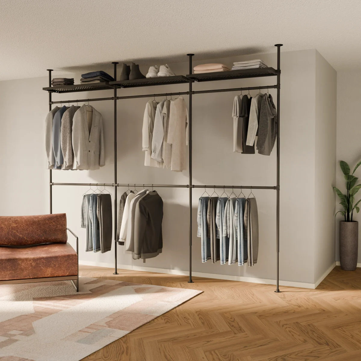 LOFT 3 METAL – 3 rafturi în partea de sus