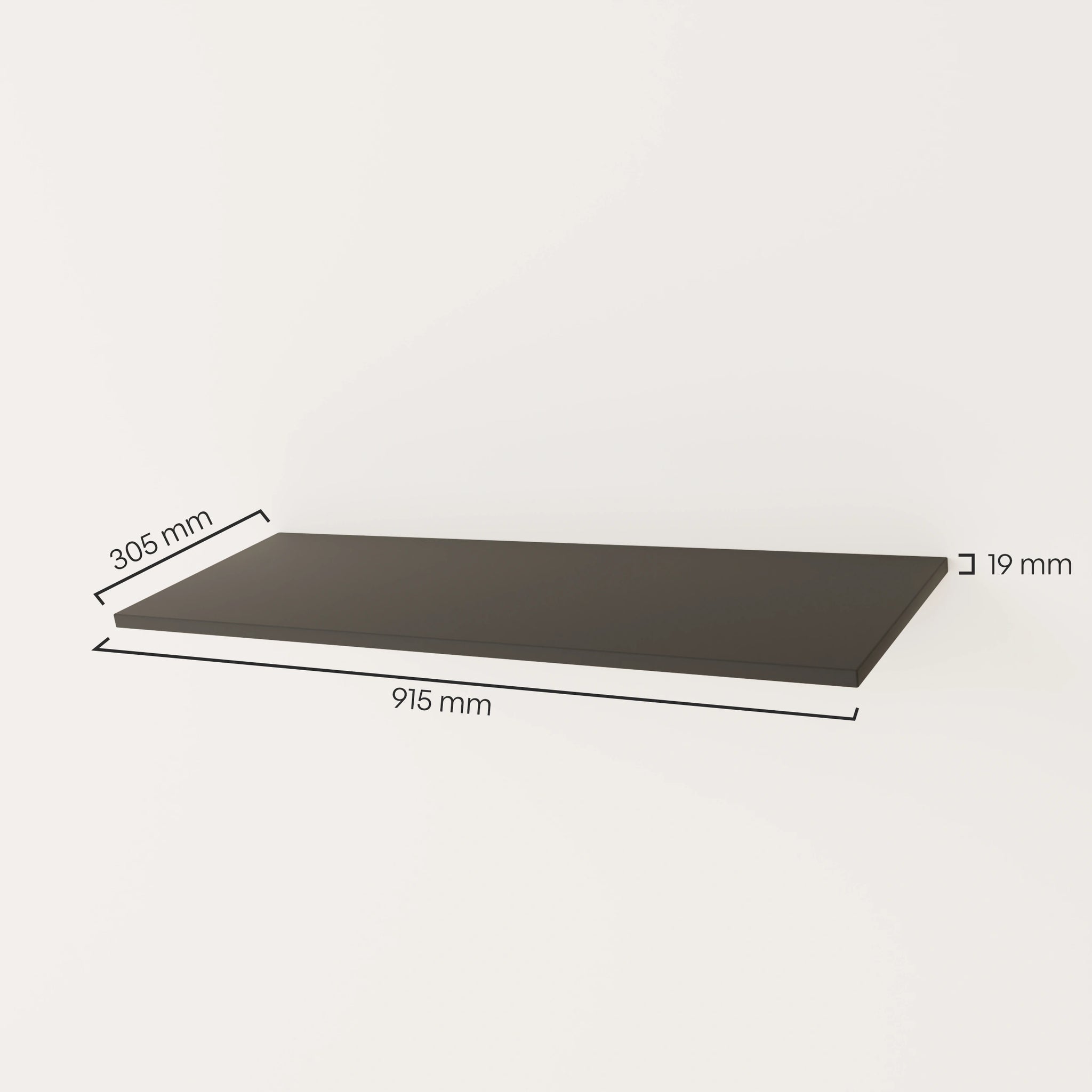 Shelf – Black | incl. mounting accessories | set of 1 | set of 3 | set of 5