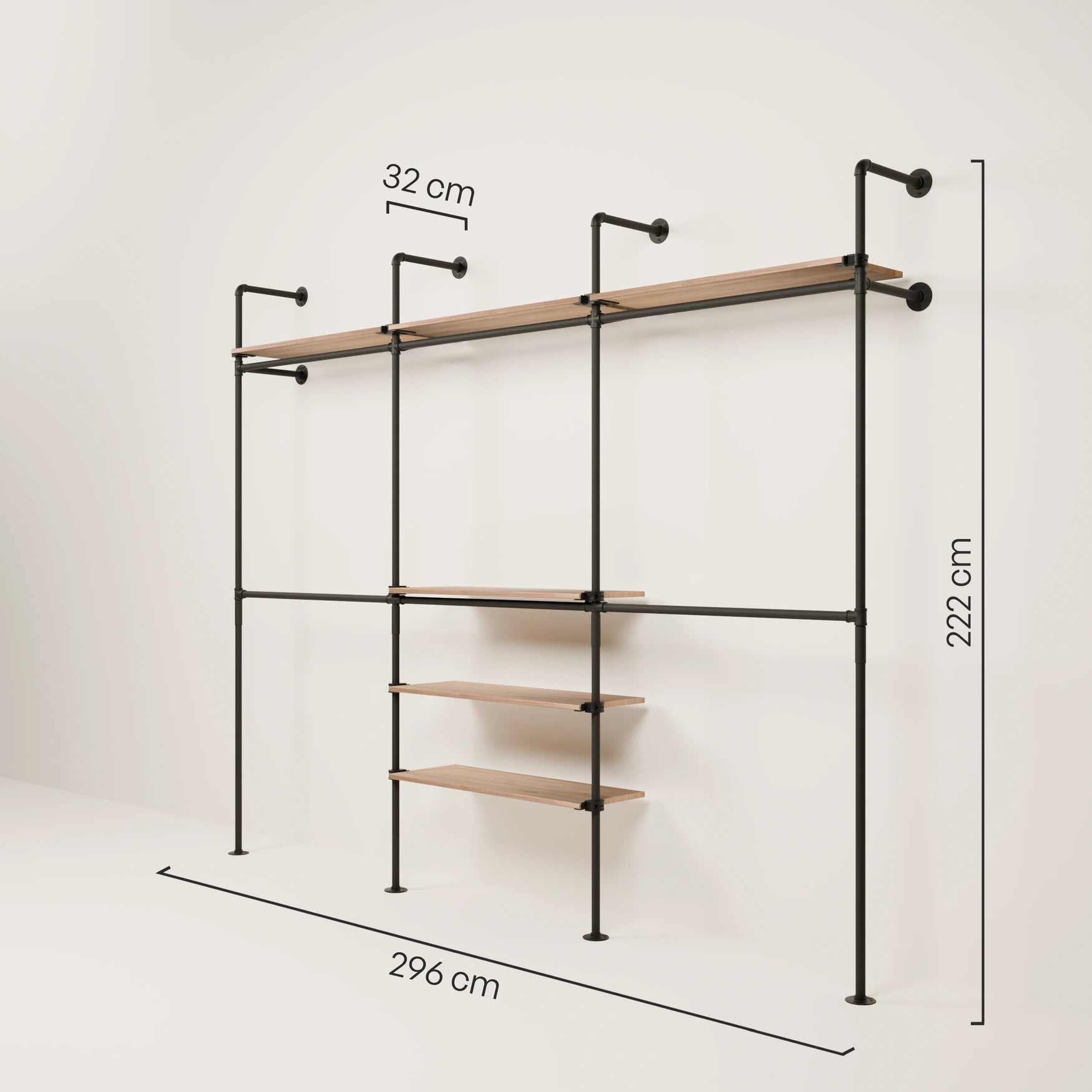 KIM DOUBLE 3 OAK – 6 rafturi