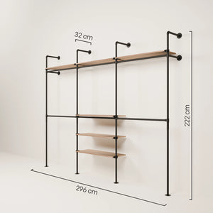 KIM DOUBLE 3 OAK – 6 rafturi
