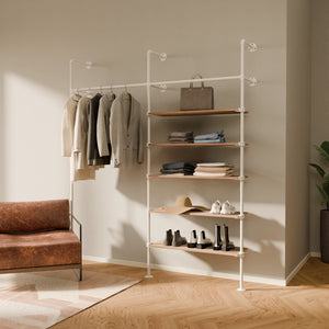KIM 2 OAK – 5 rafturi | alb