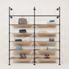 KIM 2 OAK – 10 shelves