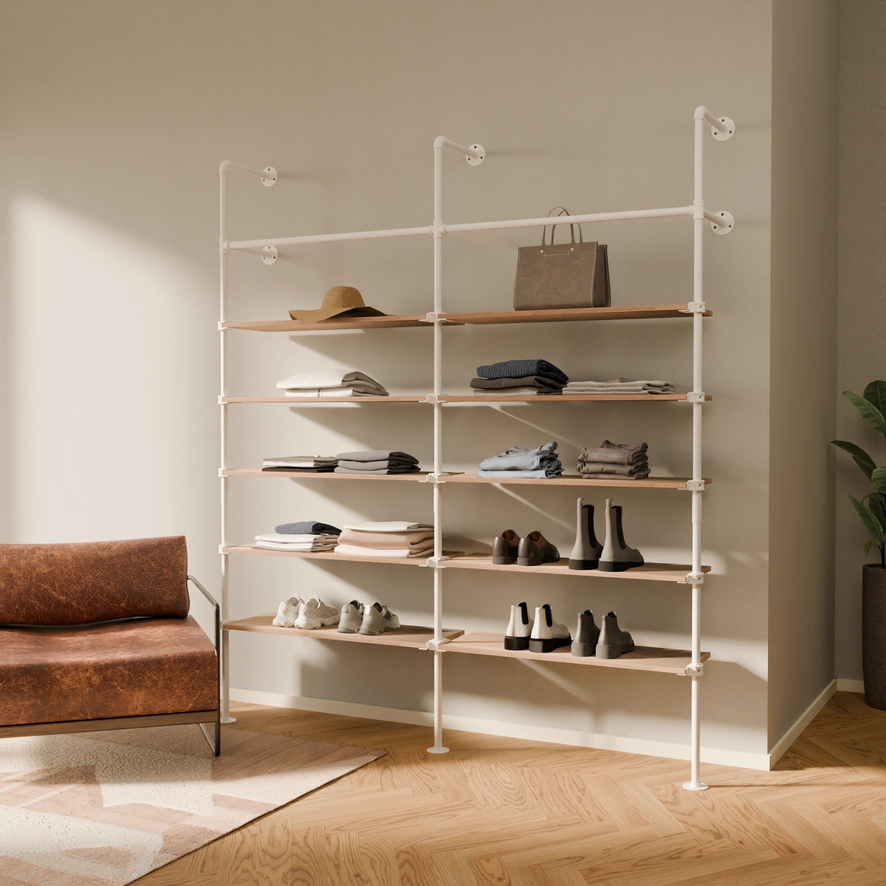 KIM 2 OAK – 10 rafturi | alb