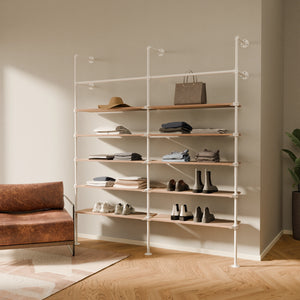 KIM 2 OAK – 10 rafturi | alb