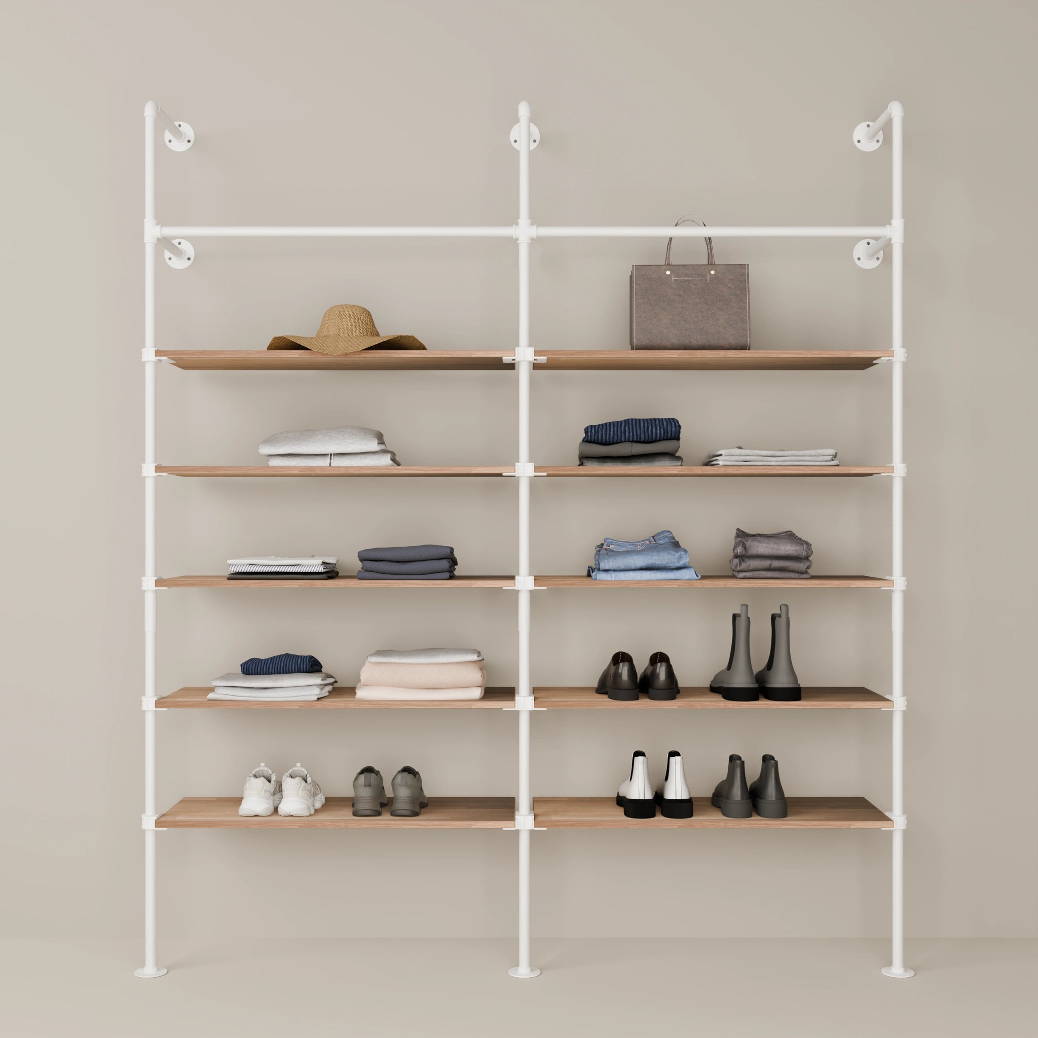 KIM 2 OAK – 10 rafturi | alb