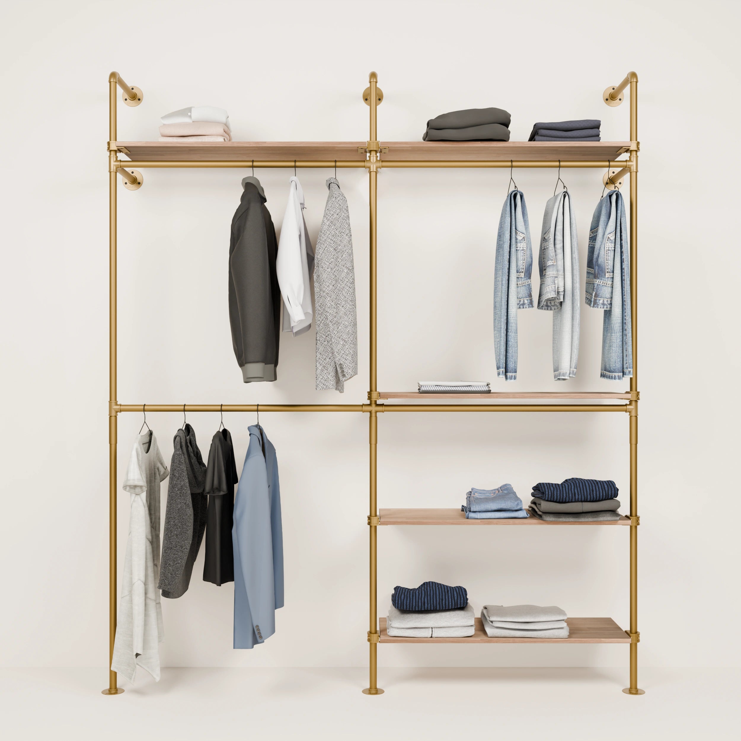 KIM DOUBLE 2 OAK – 5 rafturi | aur