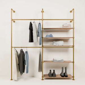 KIM DOUBLE 2 OAK – 5 rafturi dreapta | aur