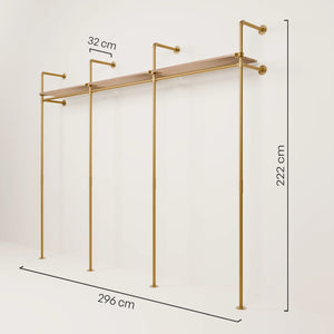 KIM 3 OAK – 3 rafturi superioare | aur