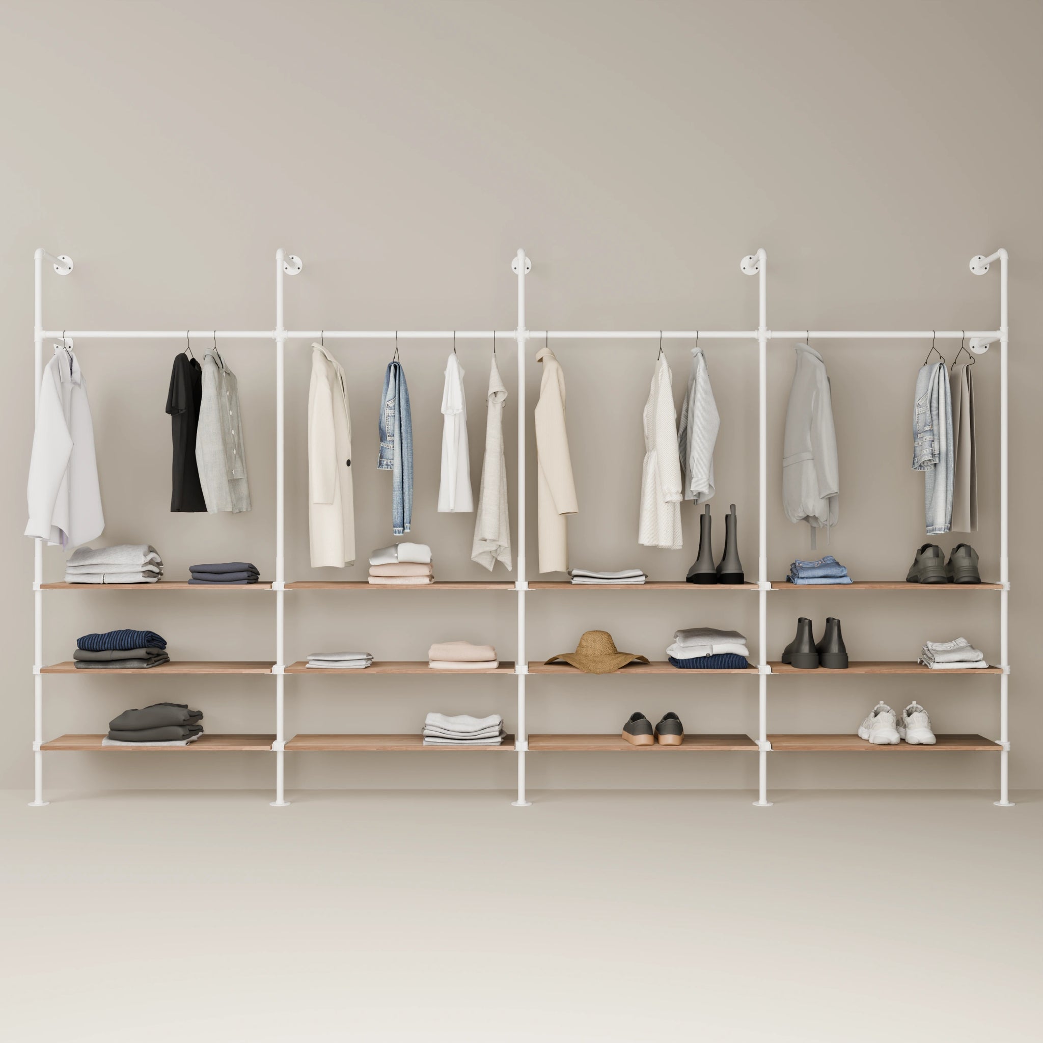 KIM 4 OAK – 12 rafturi | alb