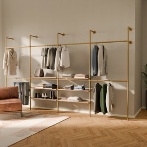 KIM DOUBLE 4 OAK – 6 rafturi în centru | aur