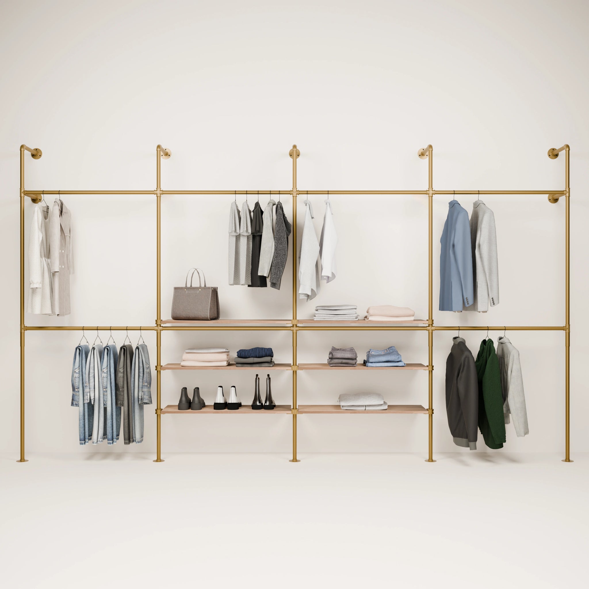 KIM DOUBLE 4 OAK – 6 rafturi în centru | aur