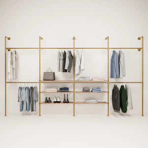 KIM DOUBLE 4 OAK – 6 rafturi în centru | aur