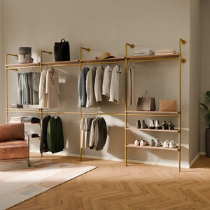 KIM DOUBLE 4 OAK – 10 rafturi superioare | aur