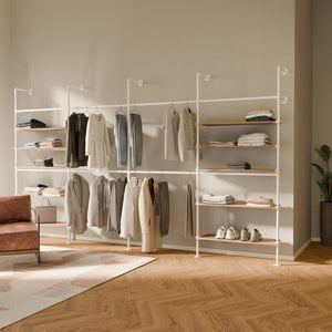 KIM DOUBLE 4 OAK – 10 rafturi | alb