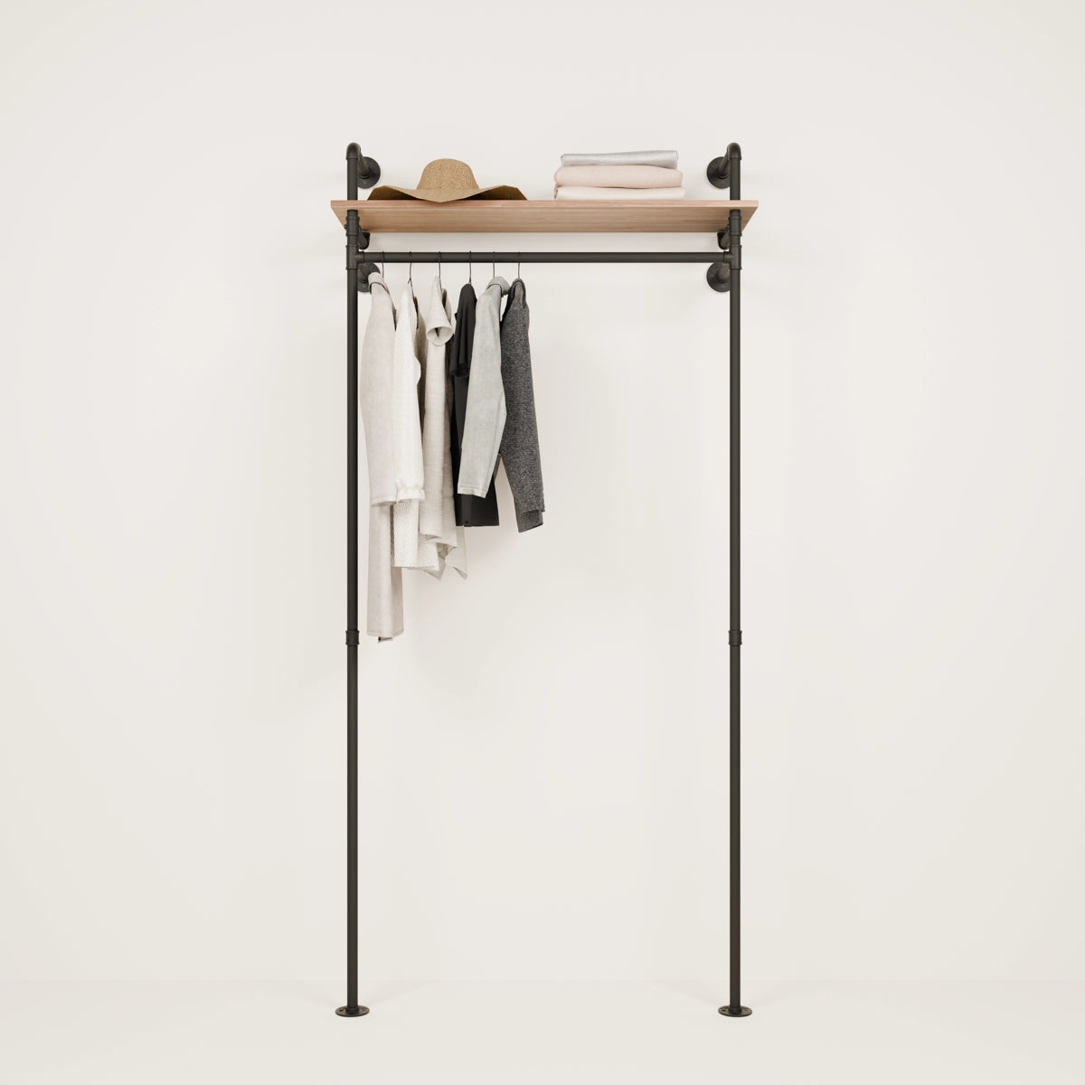 Kim Above Garderobe Industriedesign mit Holz